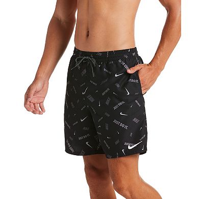 Men's Nike Logofetti Breaker 7" Swim Trunks
