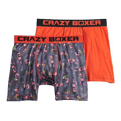 Men's Crazy Boxer Novelty Holiday Boxer Briefs