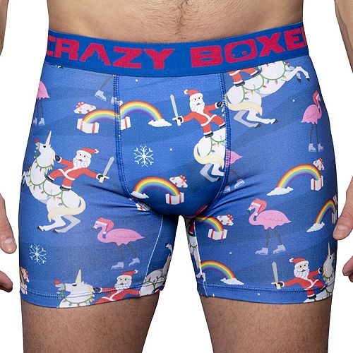 Men Boxer Briefs Polyester Underwear Men 2 Pack Boxer Briefs With