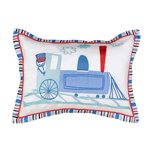 Waverly Kids All Aboard Embroidered Decorative Pillow