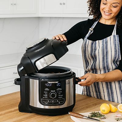 Ninja Foodi 8 qt. 9 in 1 Deluxe XL Pressure Cooker Air Fryer Stainless Steel