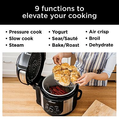 Ninja Foodi 8-qt. 12-in-1 Deluxe XL Pressure Cooker & Air Fryer - Stainless Steel
