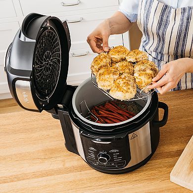 Ninja Foodi 8-qt. 12-in-1 Deluxe XL Pressure Cooker & Air Fryer - Stainless Steel