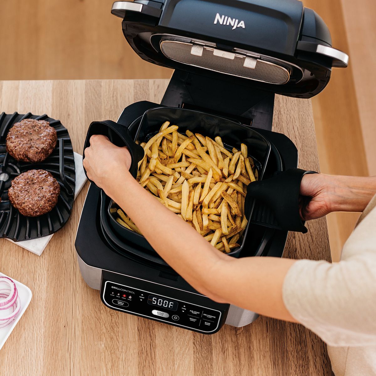 Ninja Foodi 5-in-1 Indoor Grill with Air Fryer, $116.29 ...