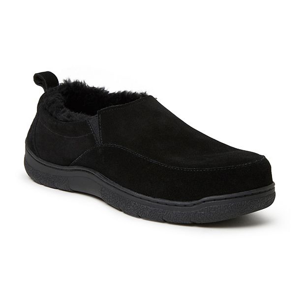 Dearfoams Suede Closed Back Men s Slippers