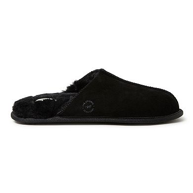 Dearfoams Suede Men's Scuff Slippers