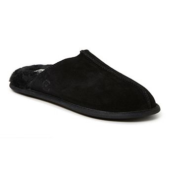 Dearfoams Suede Men's Scuff Slippers