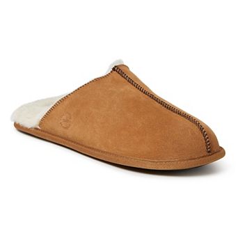 Dearfoams Suede Men's Scuff Slippers