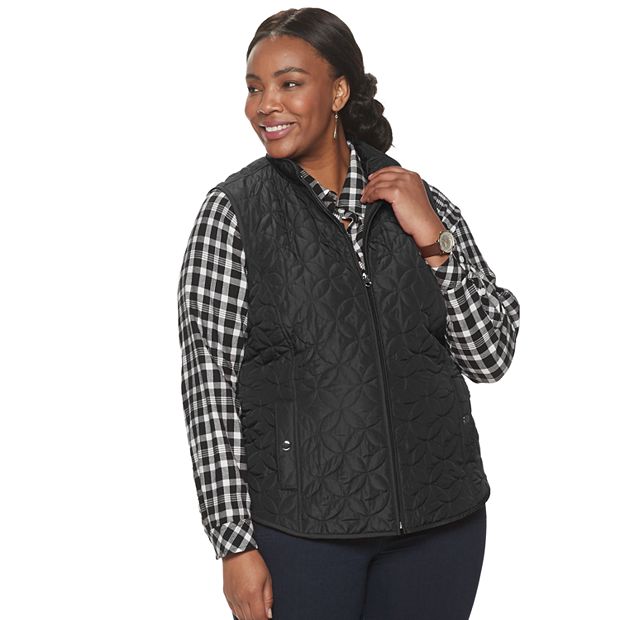 Kohls womens outlet plus size vests