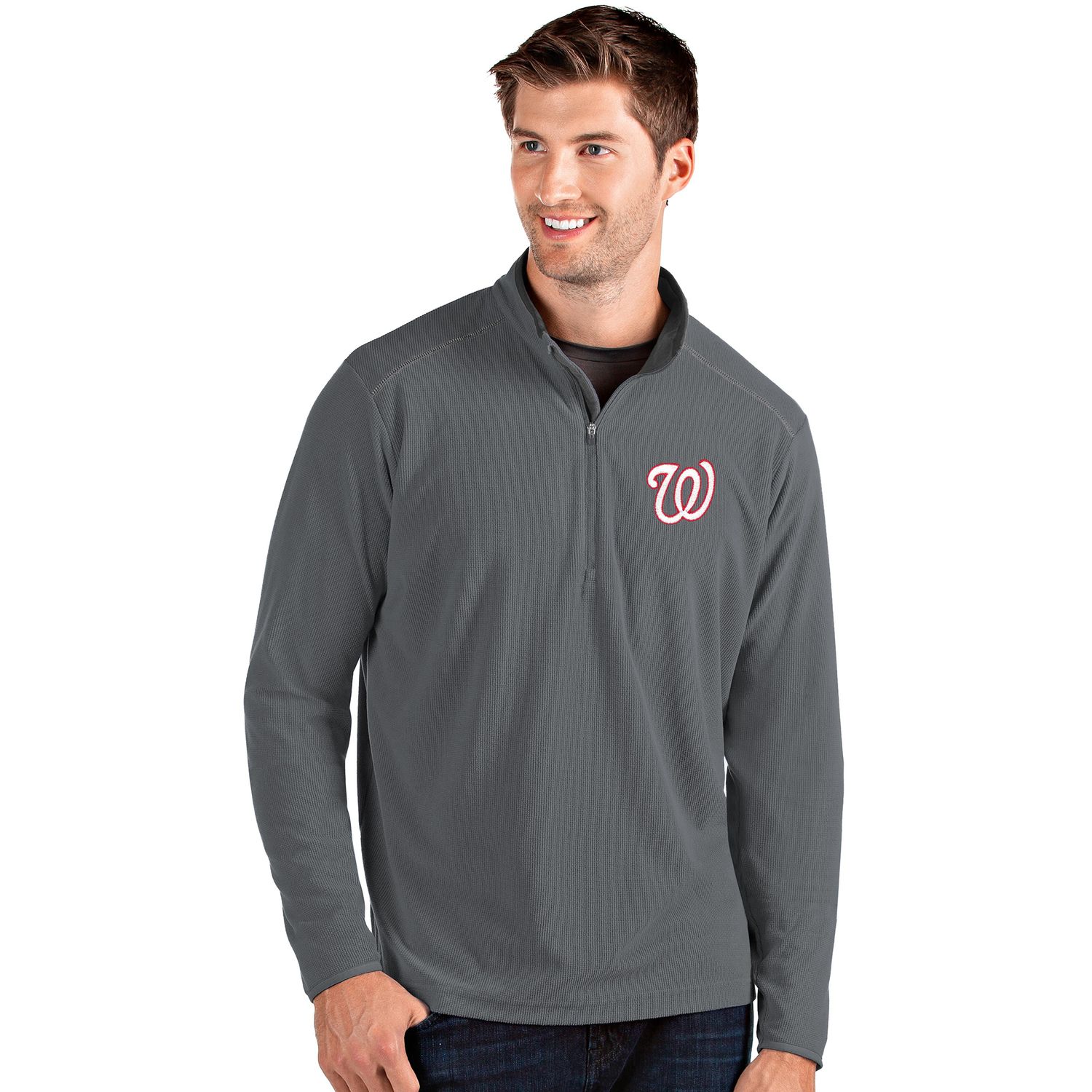 antigua quarter zip pullover