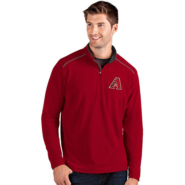 Antigua Men's Kansas City Chiefs Zone Red Quarter-Zip Pullover T-Shirt