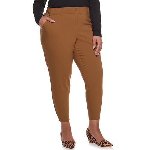 Plus Size Apt. 9® Torie Straight Leg Dress Pants