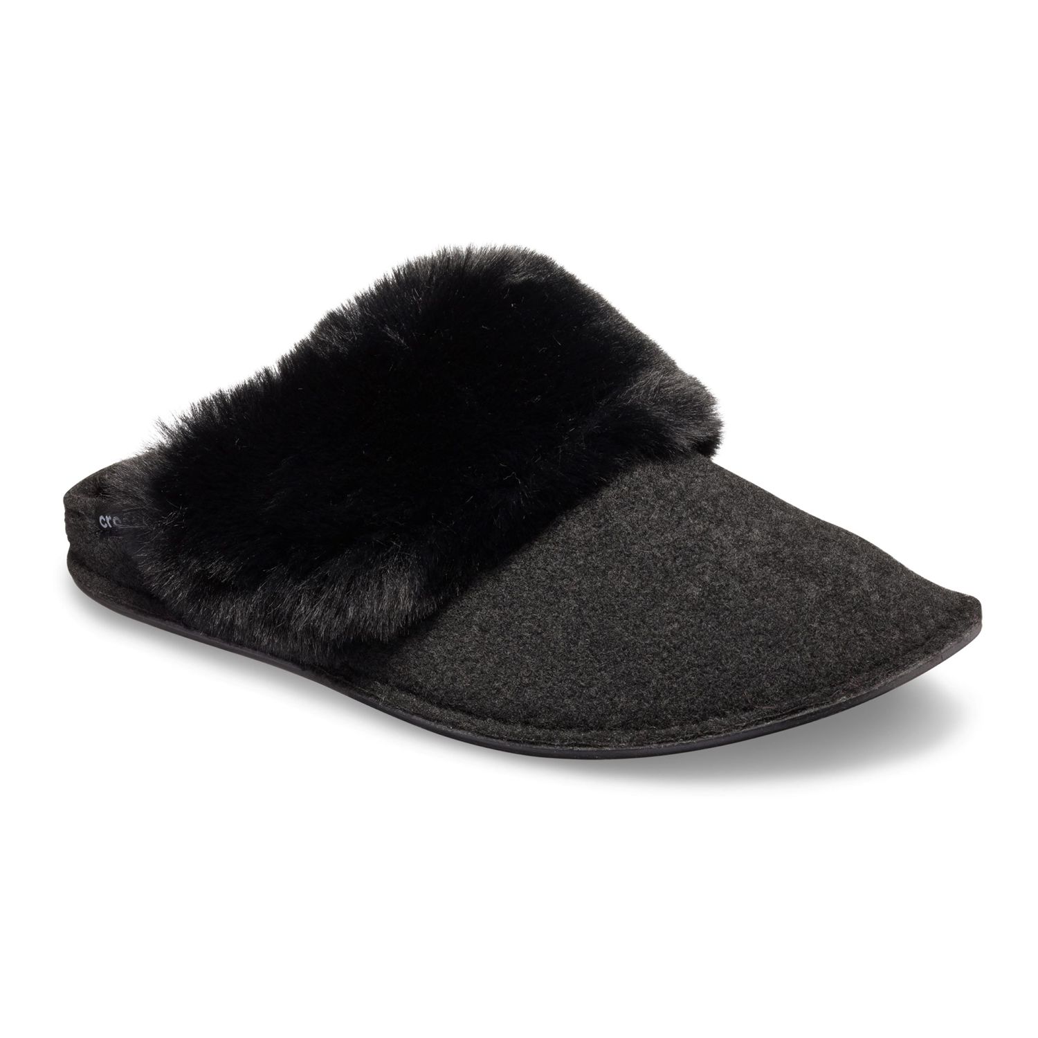 crocs fur slippers