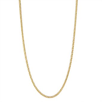 Jordan Blue Men's 14k Gold Wheat Chain Necklace