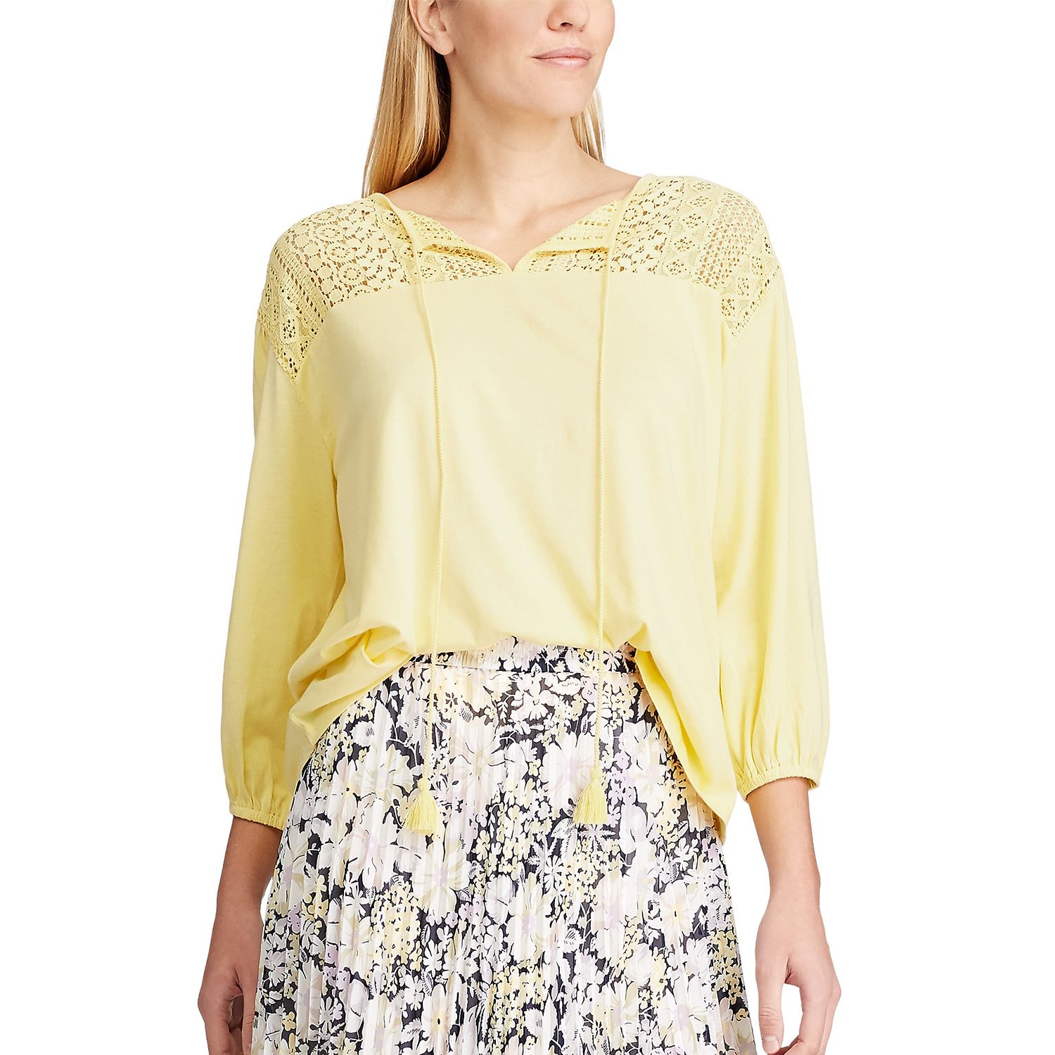 kohls yellow blouse