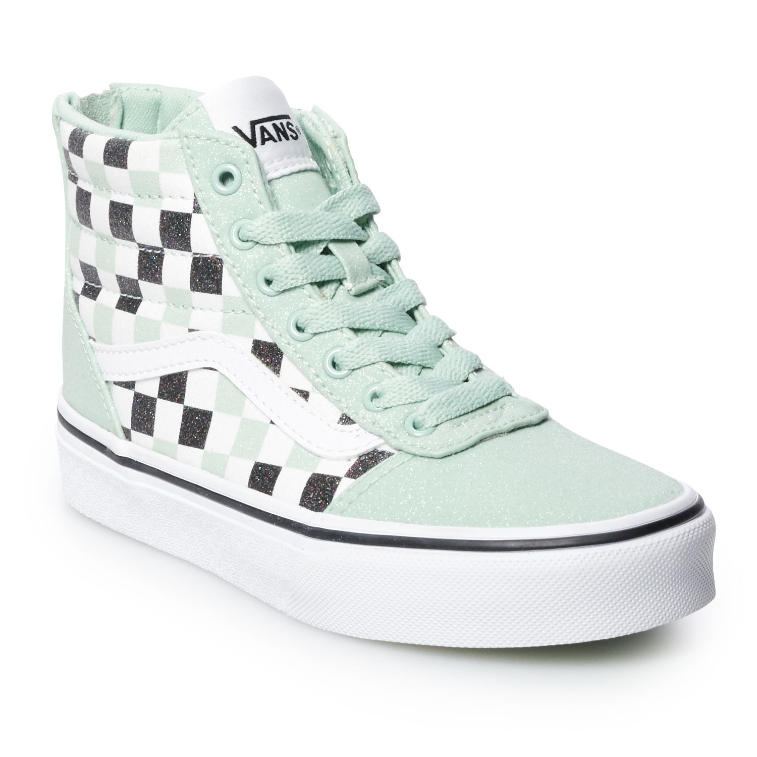 kids checkered vans