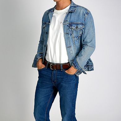 Men's Levi's® Burnished Edge Casual Leather Jean Belt