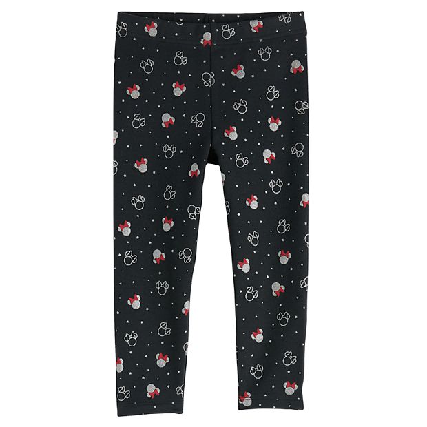 Disney's Minnie Mouse Toddler Girl Fleece-Lined Leggings by