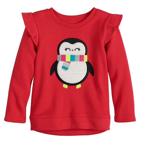 Toddler Girl Jumping Beans® Ruffled Fleece Sweatshirt