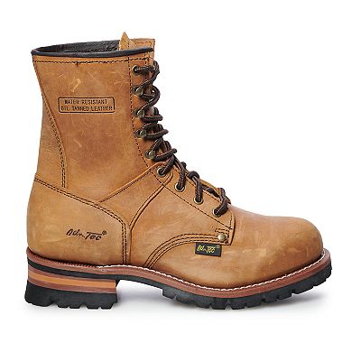 AdTec 1421 Men's Water Resistant Logger Work Boots