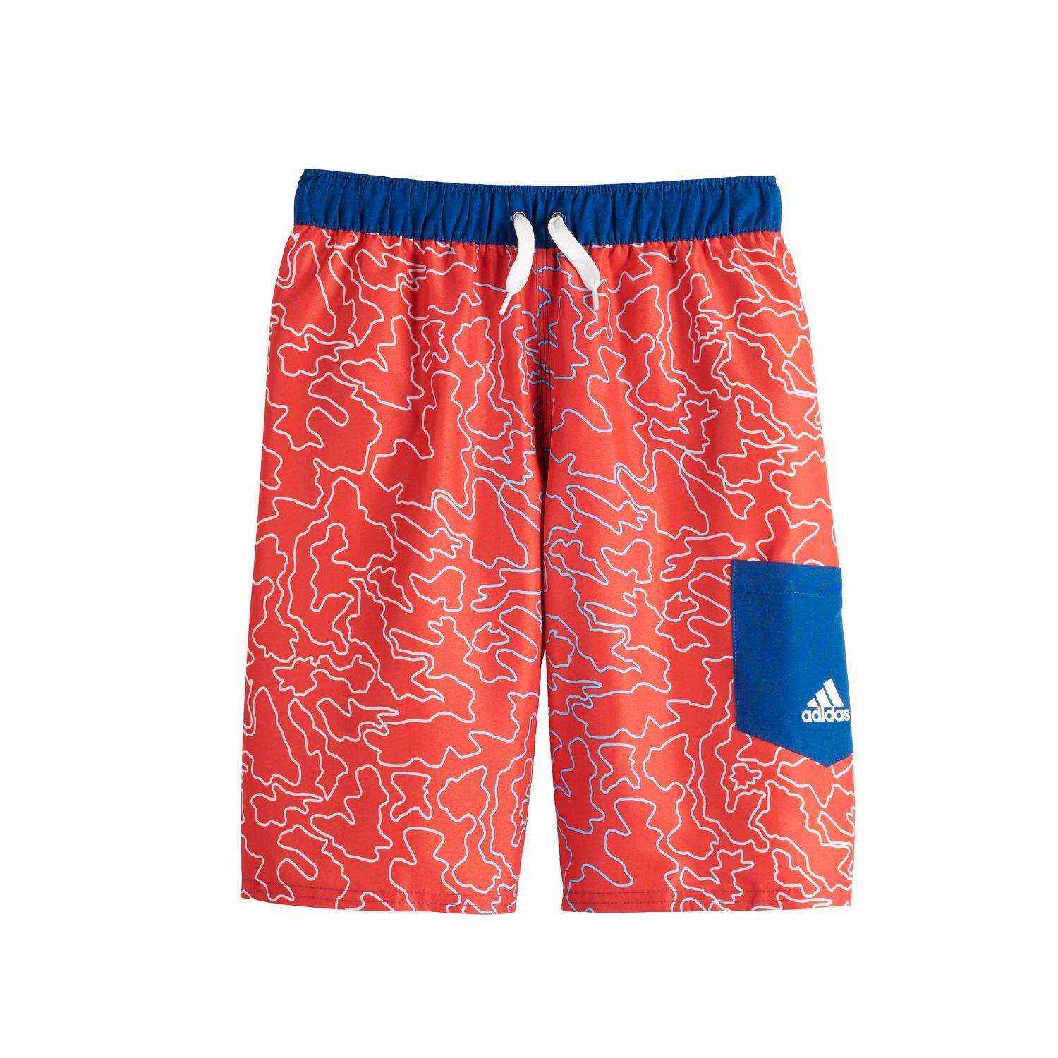 adidas camo swim shorts