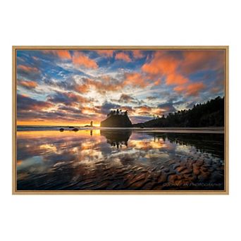 Amanti Art Sunset Symphony Framed Canvas Wall Art