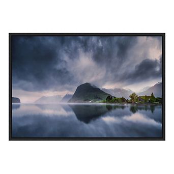 Amanti Art Hornindalsvatn II Framed Canvas Wall Art