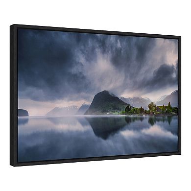 Amanti Art Hornindalsvatn II Framed Canvas Wall Art