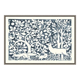 Amanti Art Forest Life IV Framed Canvas Wall Art