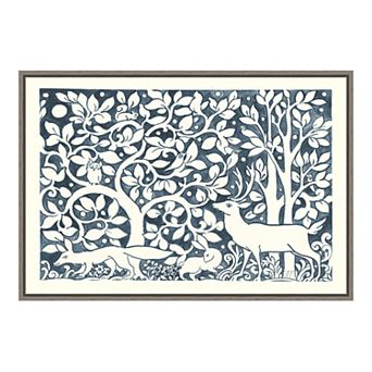 Amanti Art Forest Life IV Framed Canvas Wall Art