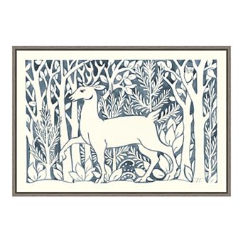 Amanti Art Forest Life V Framed Canvas Wall Art