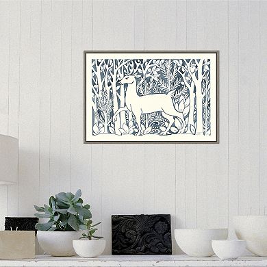 Amanti Art Forest Life V Framed Canvas Wall Art