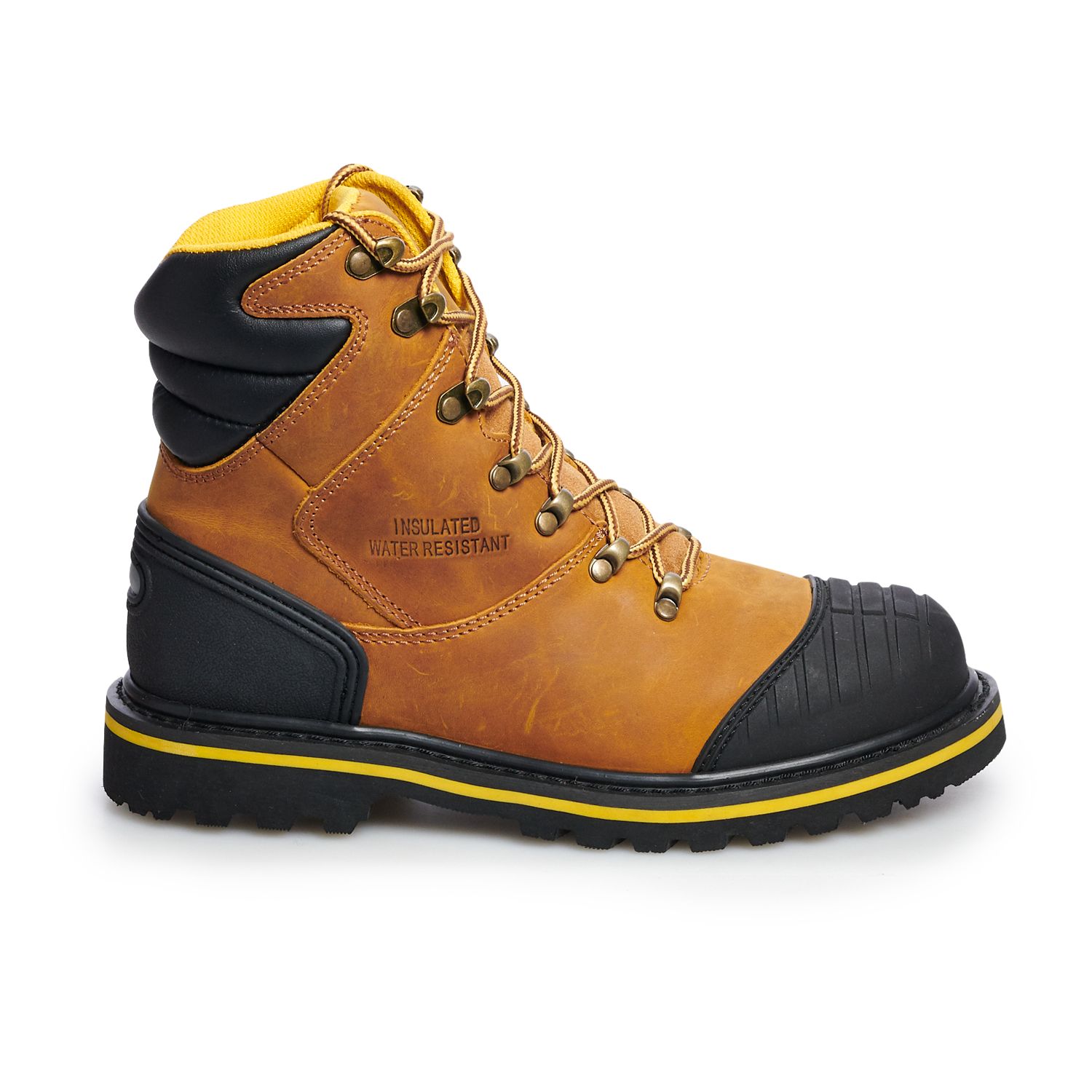 Kohls steel toe work boots best sale