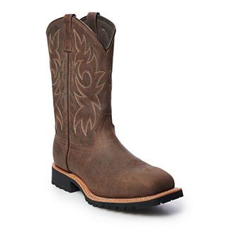 AdTec 9858 Men's Steel Toe Western Work Boots