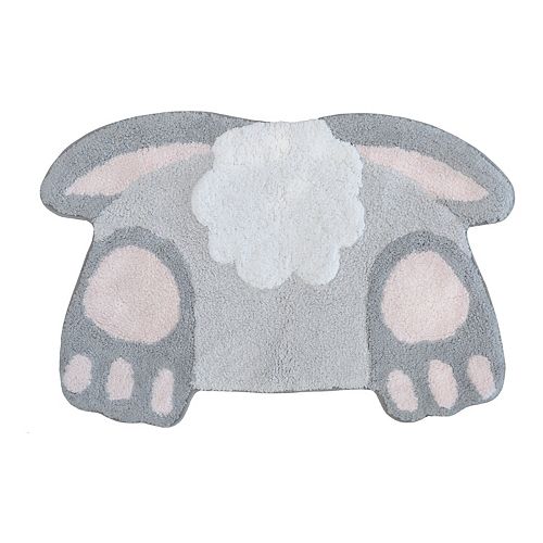 Celebrate Spring Together Bunny Tail Bath Rug