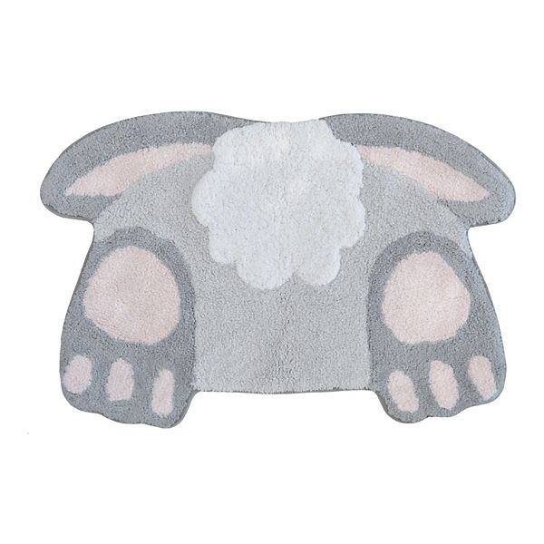 Celebrate Easter Together Bunny Tail Bath Rug
