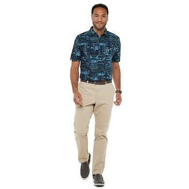 Men's Haggar Tuckless Patterned Button-Down Shirt