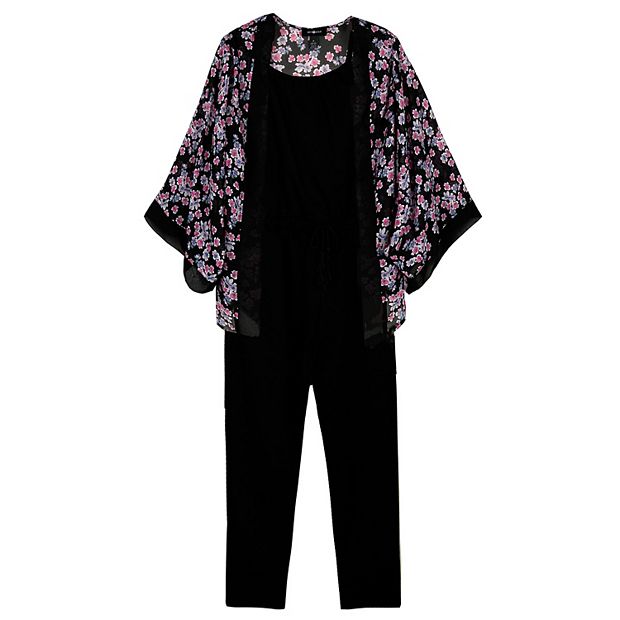 Girls 7 16 IZ Amy Byer Kimono Jumpsuit Set