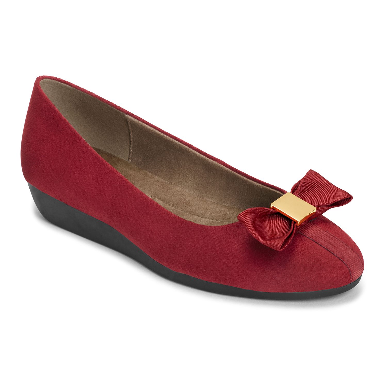 aerosoles slip on bow flats