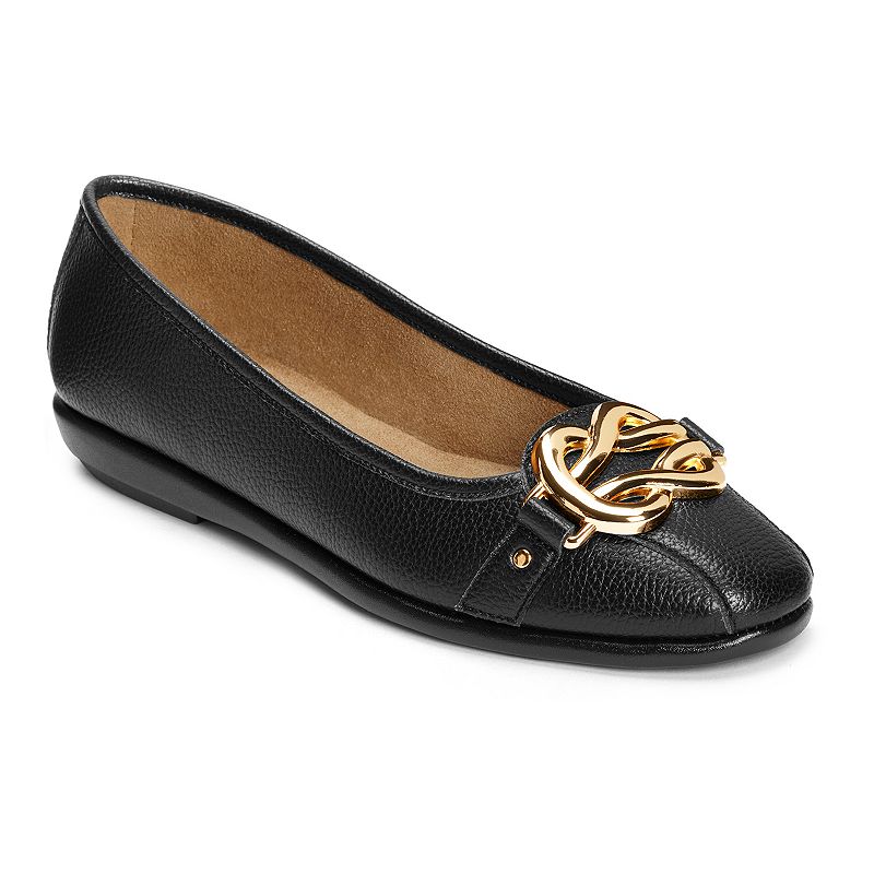 Aerosoles Big Bet Women's Flats, Size: 11 Wide, Black