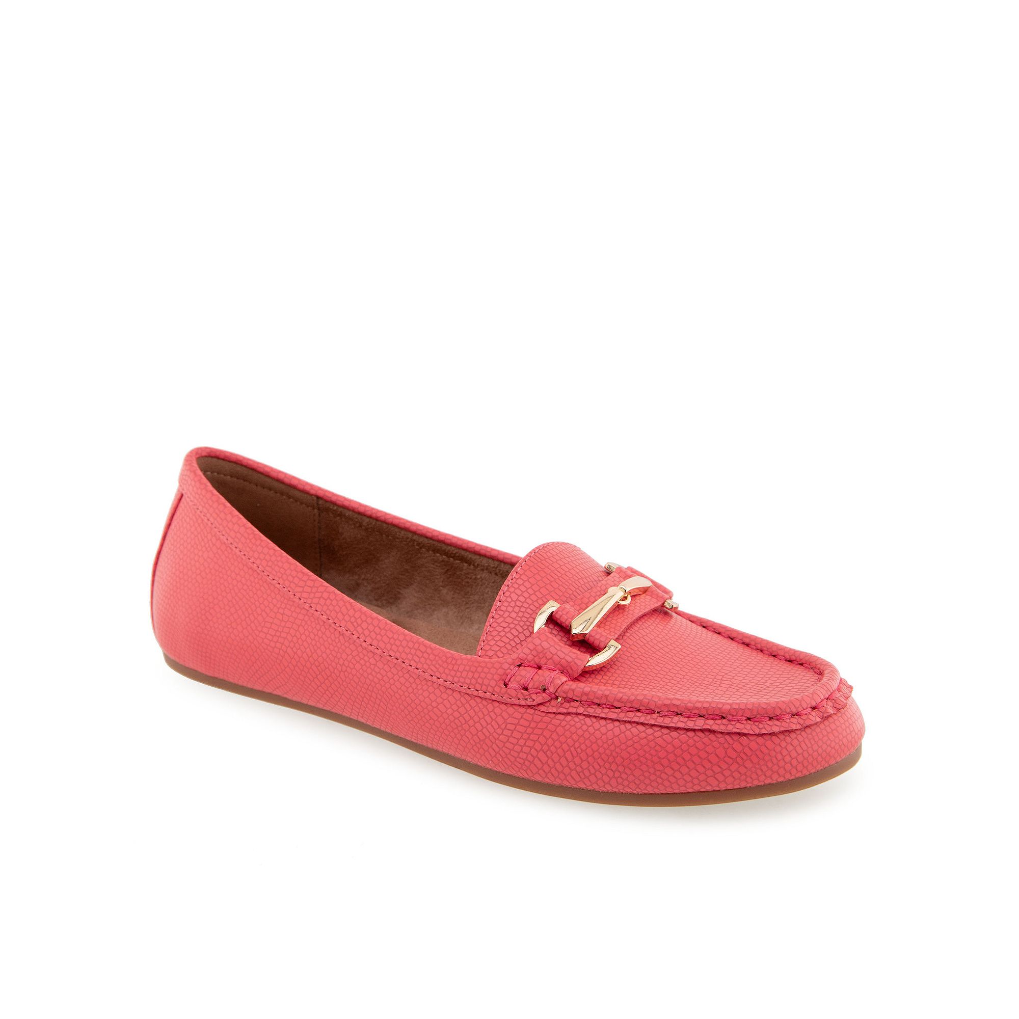 A2 by Aerosoles Day Drive Womens Moccasin Flats, Size: 9.5, Pink Lizard