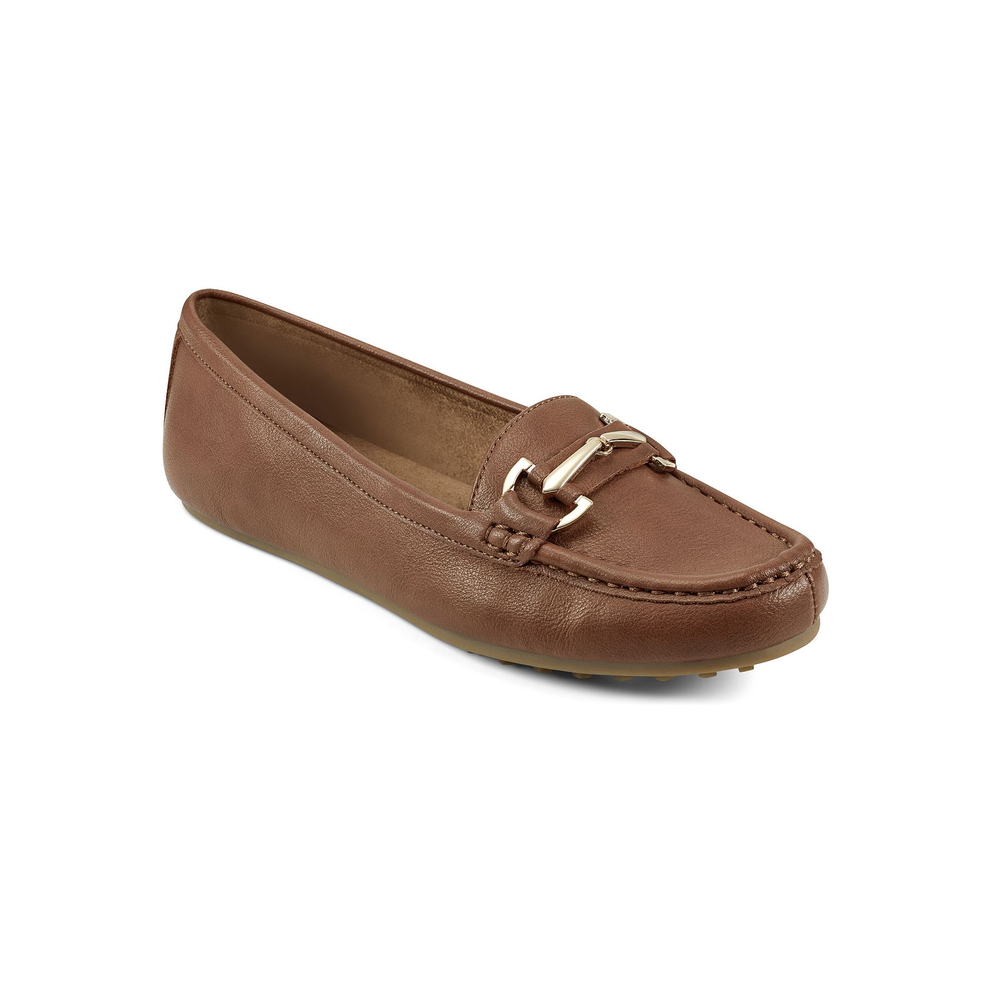 A2 by Aerosoles Day Drive Womens Moccasin Flats, Size: 6 Wide, Dark