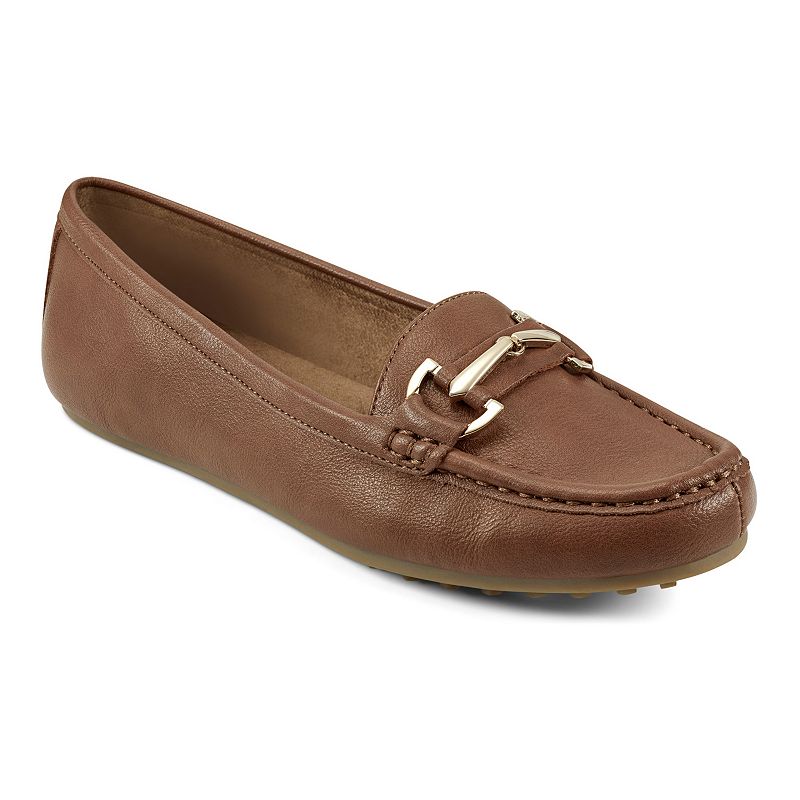 A2 by Aerosoles Day Drive Womens Moccasin Flats, Size: 6 Wide, Pink Ovrfl
