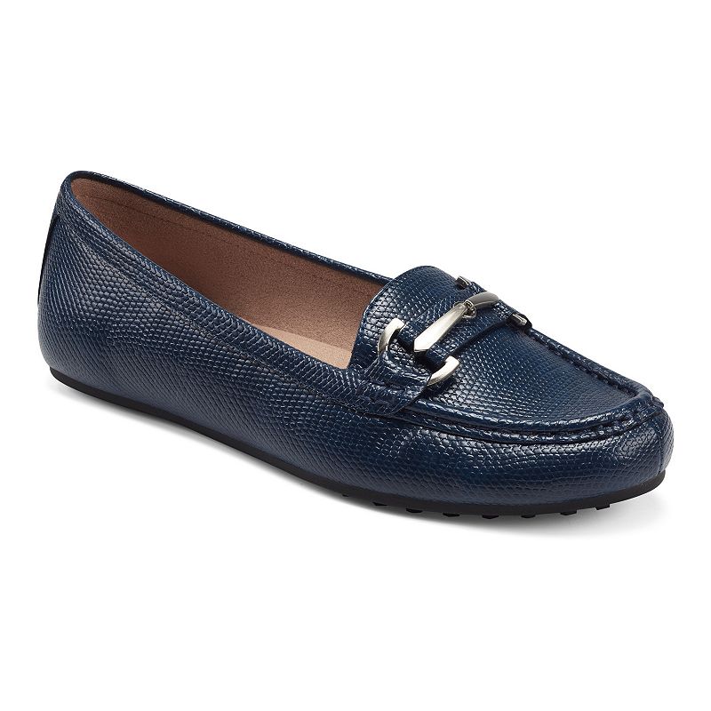 A2 by Aerosoles Day Drive Womens Moccasin Flats, Size: 6, Blue