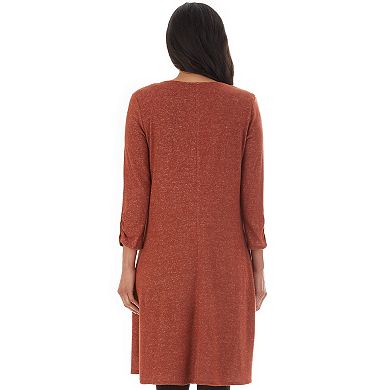 Women's Apt. 9® Criss-Cross V-Neck Swing Dress