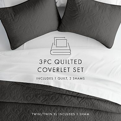 Home Collection Premium Ultra Soft Quilted Coverlet Set