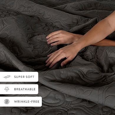 Home Collection Premium Ultra Soft Quilted Coverlet Set