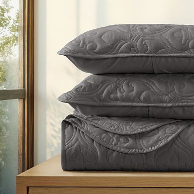 Home Collection Premium Ultra Soft Quilted Coverlet Set