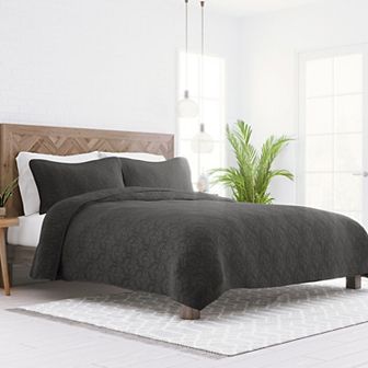 Home Collection Premium Ultra Soft Damask Quilted Coverlet Set