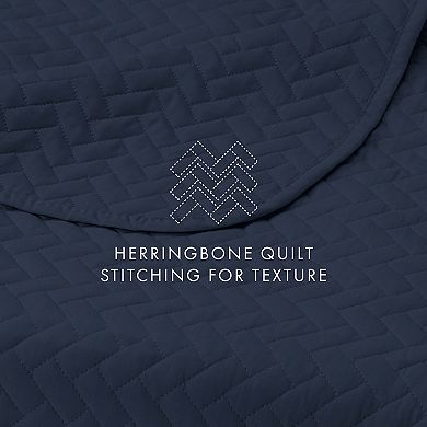 Home Collection Premium Herring Ultra Soft Quilted Coverlet Set